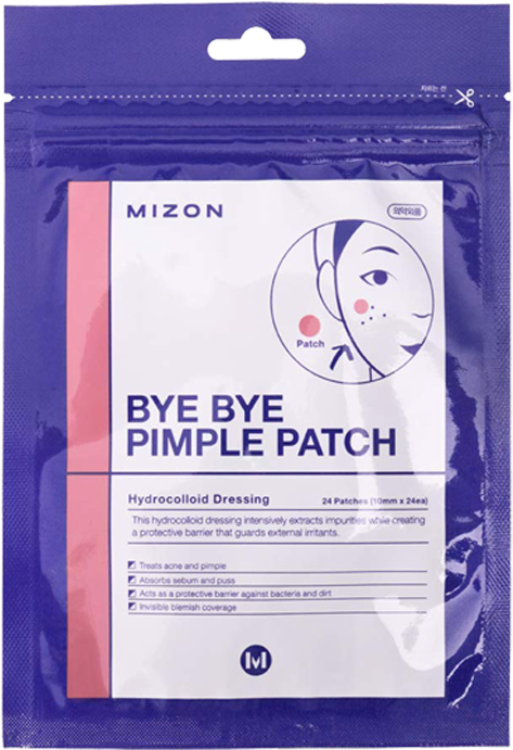 Bye Bye Pimple Patches - Mizon Bye Bye Pimple Patch (600x800), Png Download