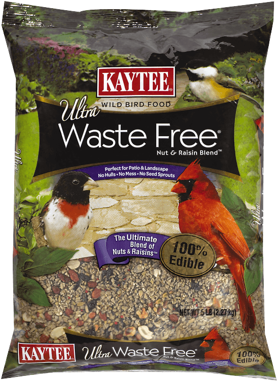 Kaytee Waste Free Nut And Raisin Blend - Canary (750x750), Png Download