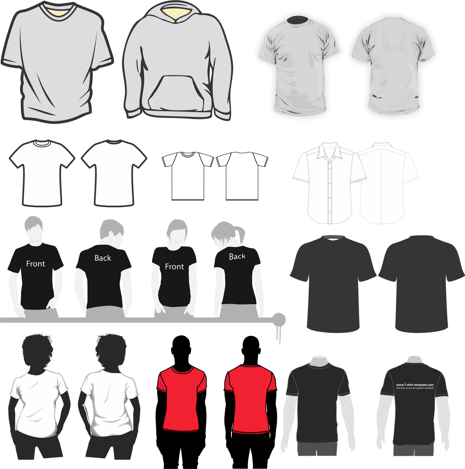 T Shirt Mockup Template Psd Kaskus - T Shirt (1586x1600), Png Download