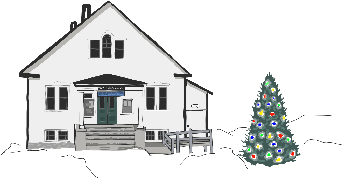 Landaff Center Tree Lighting - Christmas Tree (2048x1464), Png Download