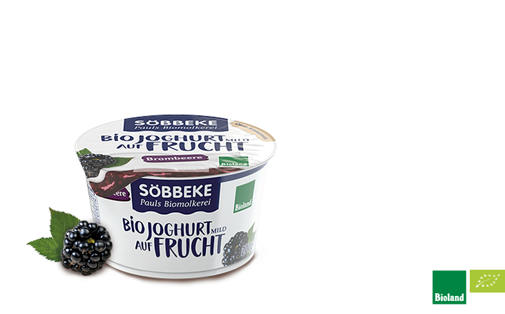 Organic Yoghurt Mild Upon Blackberry 3,8 % Fat In Milk - Söbbeke Joghurt (980x580), Png Download