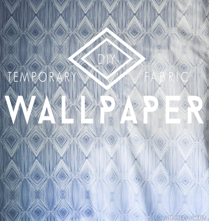 Diy Temporary Fabric Wallpaper - Wallpaper (715x756), Png Download