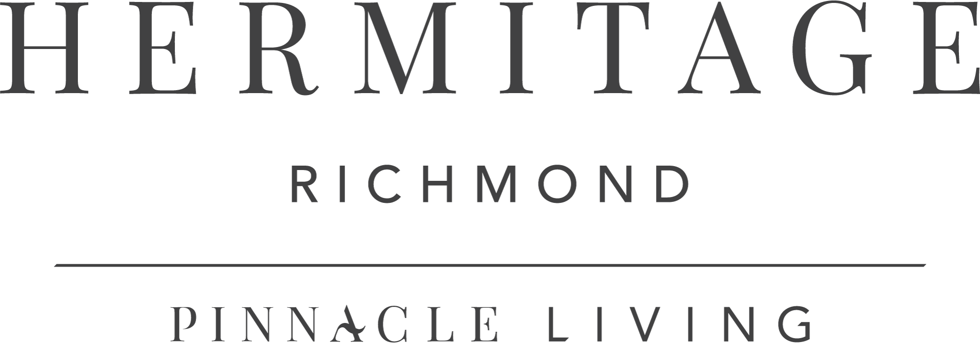 Hermitage Richmond Endorser Grey - Calligraphy (2000x702), Png Download