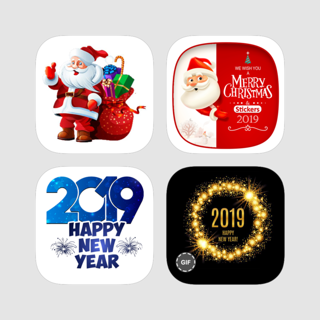 Stickers Happy New Year 2019 Bundle On The App Store - Happy New Year 2019 Sticker (630x630), Png Download
