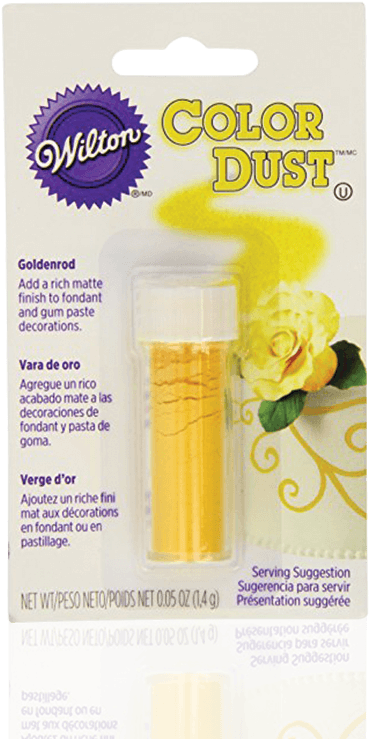 Wilton Goldenrod Color Dust - Cosmetics (750x750), Png Download