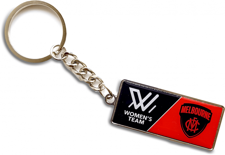 Melbourne Demons Aflw Logo Keyring - Melbourne Football Club (740x740), Png Download