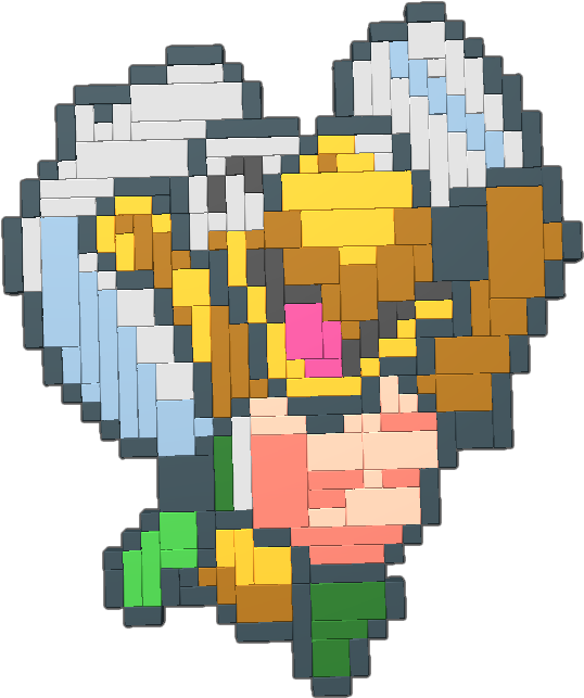 This Is A Pixel Art Of Koopa Paratroopa From The Upcoming - Illustration (768x768), Png Download