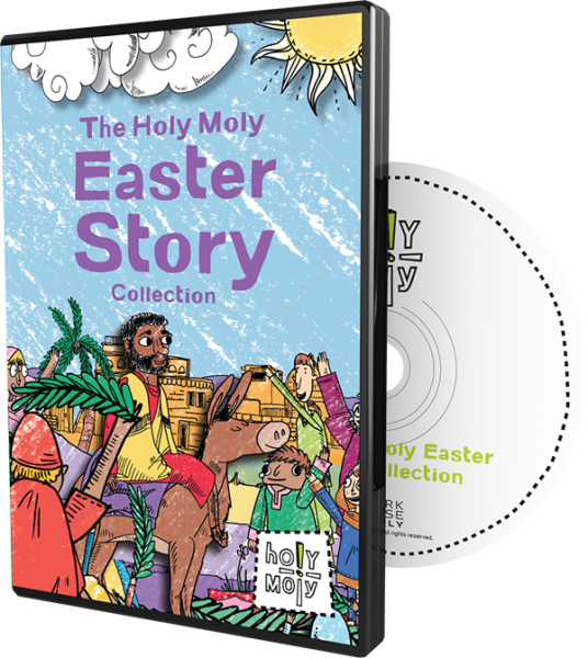 The Holy Moly Easter Story Dvd - Bible Story (536x600), Png Download