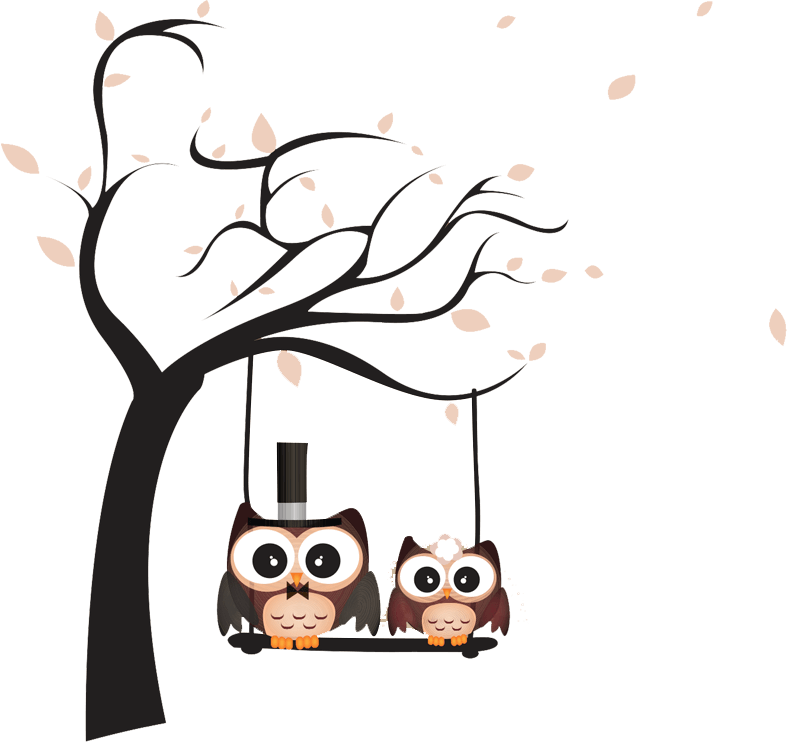 Wedding Owls - Christmas Background Images Owls (787x742), Png Download