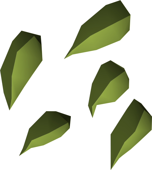 The Green Blossom Seed Is Used In The Herblore Habitat (612x682), Png Download