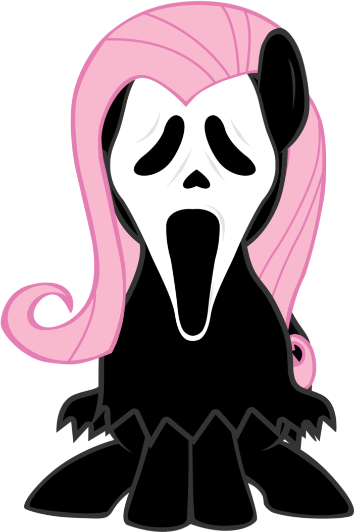 Ghostface Pinkie Pie Pink Facial Expression Mammal - My Little Pony Ghostface (700x1142), Png Download