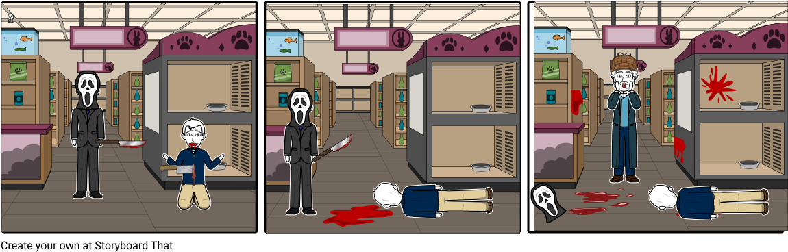 Ghostface Strikes Back - Cartoon (1164x385), Png Download