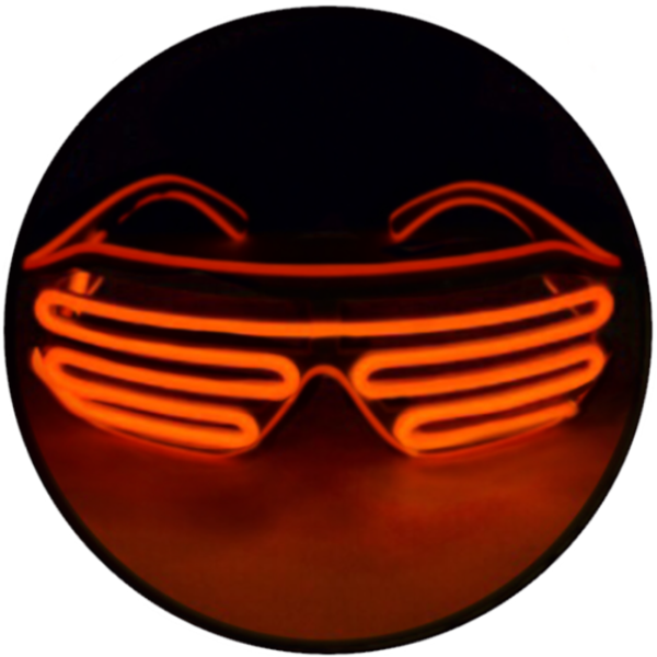 Red Orange - Electroluminescent Wire (600x600), Png Download