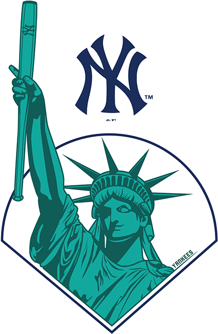 The Statue Of Liberty, One Of The Most Recognizable - New York Yankees (600x708), Png Download