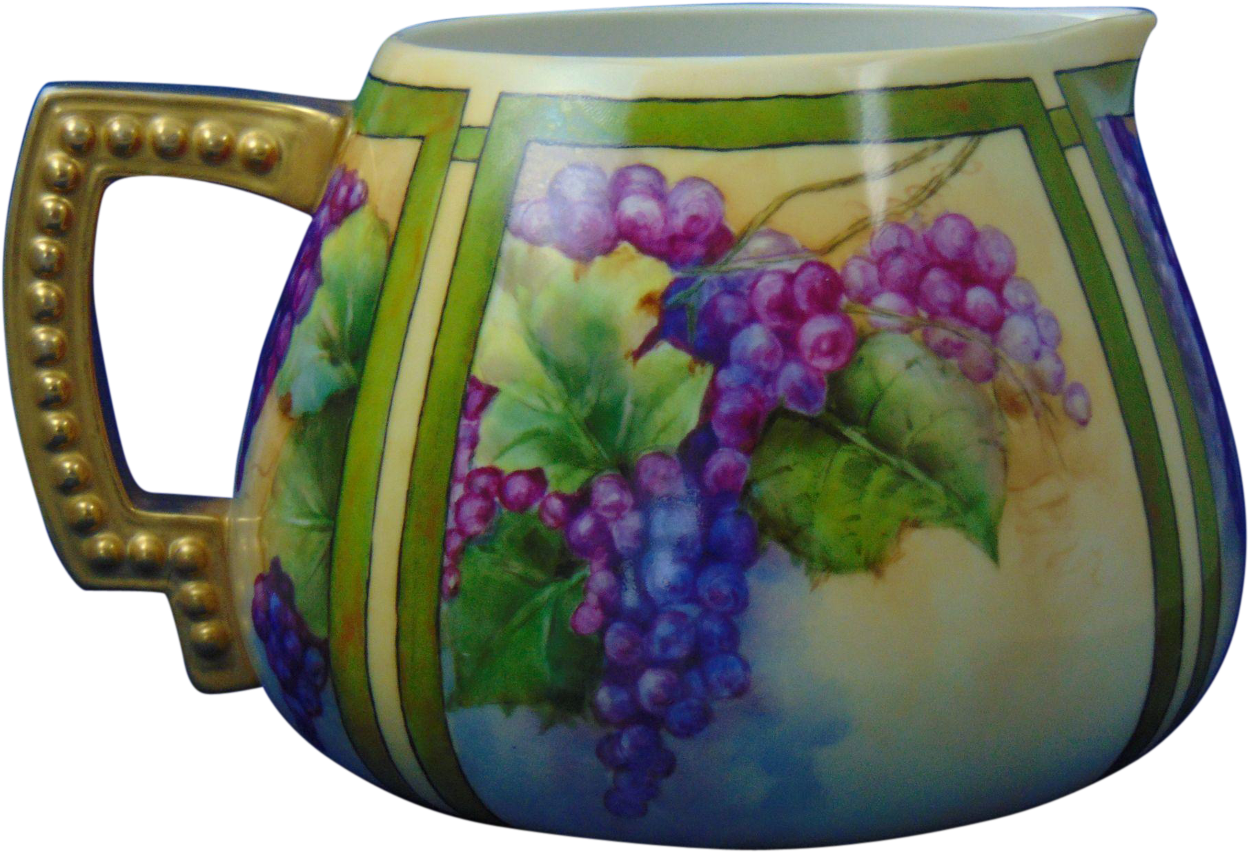 Lenox Belleek Arts & Crafts Grape Motif Cider/lemonade - Fruit (1809x1809), Png Download