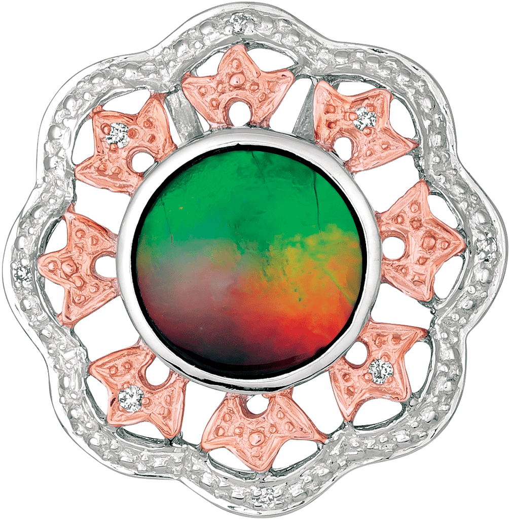 Round Scalloped - Opal (1280x1264), Png Download