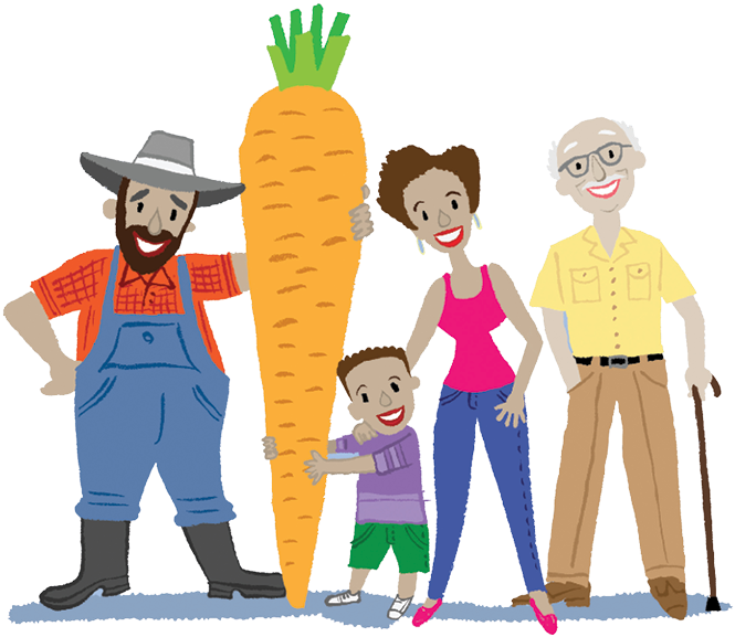 Want To Support Local Economies And Local Health Efforts - Cartoon (740x650), Png Download