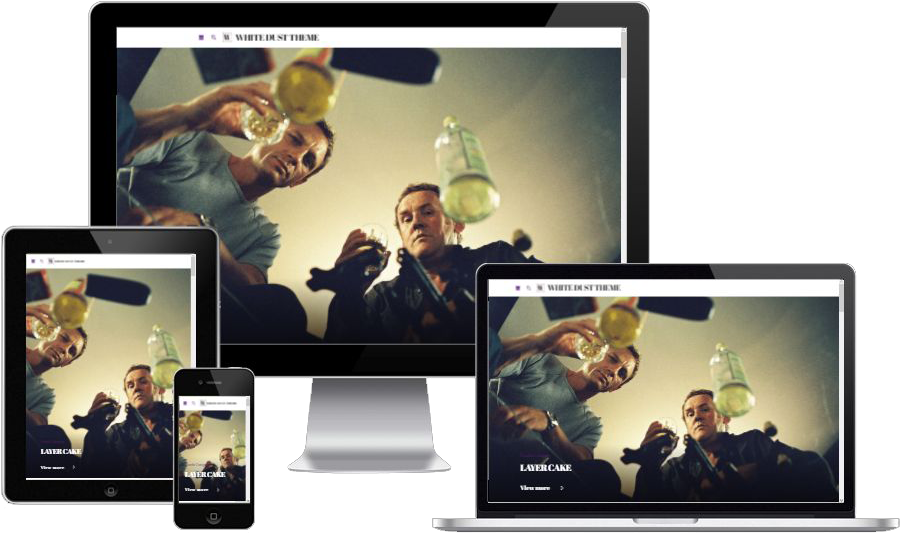 White Dust Pro Theme - Layer Cake Movie (935x580), Png Download