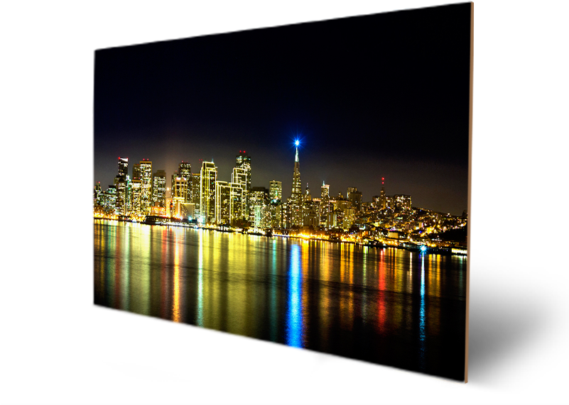San Francisco Night Skyline - Qatar 1920 X 1080 (800x600), Png Download