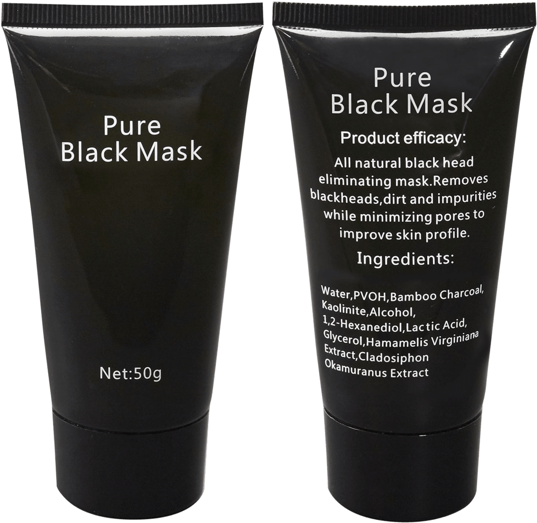 Buy It $14 $30 Save 53% - Pure Black Mask (1104x1104), Png Download