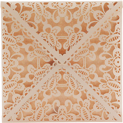 Lace Envelope Square - Motif (504x726), Png Download