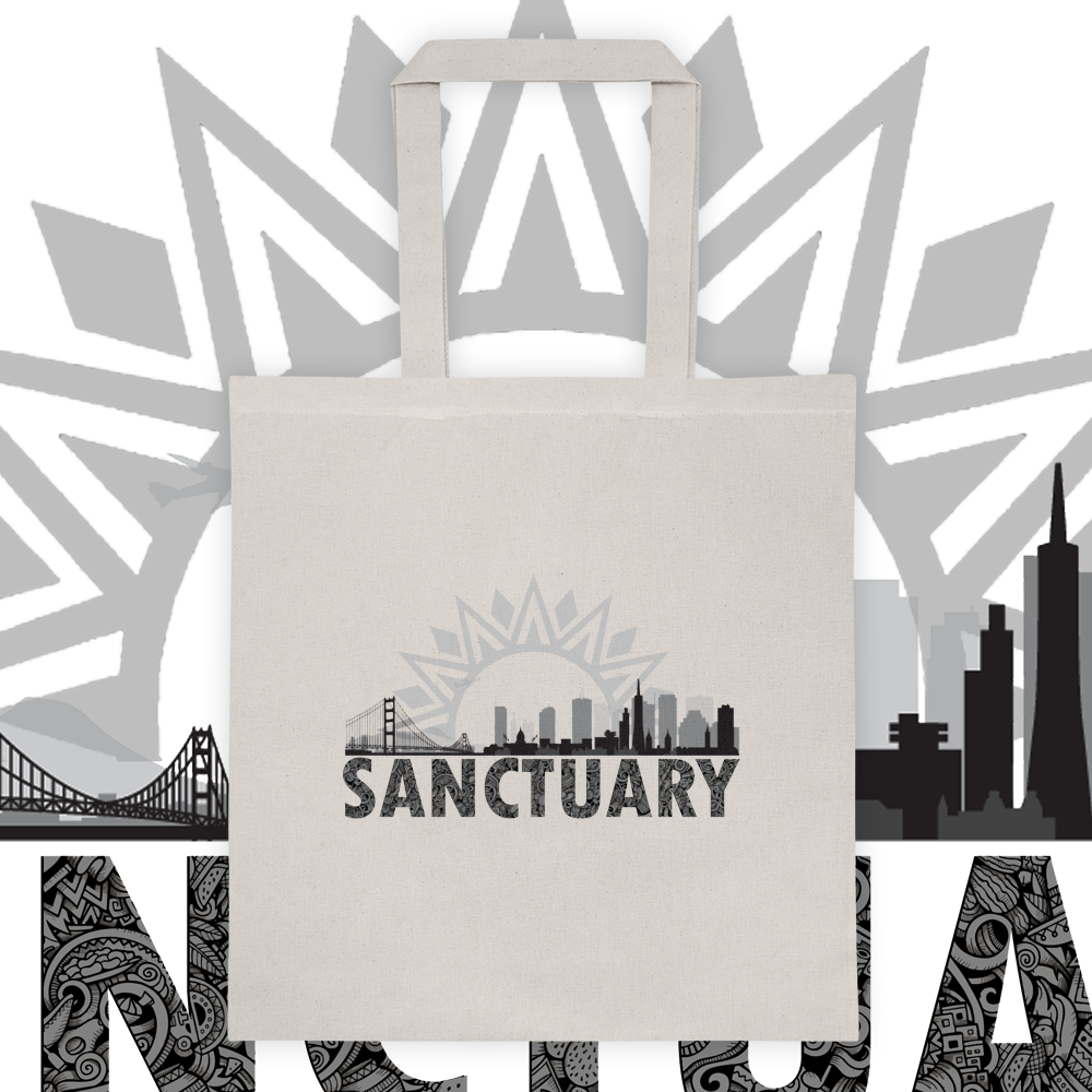 Sanctuary City - San Francisco - Tote - This Land Is - Sanctuary City (1000x1000), Png Download