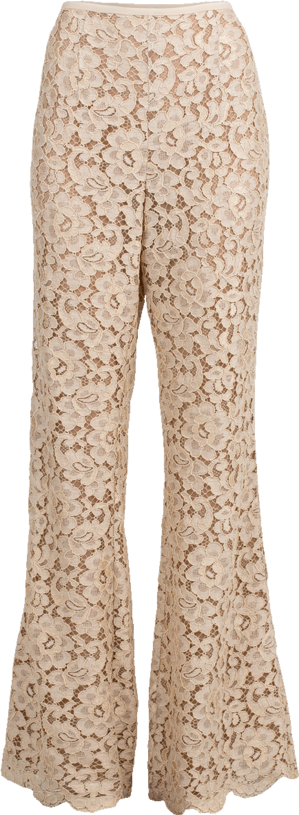 Michael Kors Lace Flare Pant, Pink - Pajamas (960x1223), Png Download