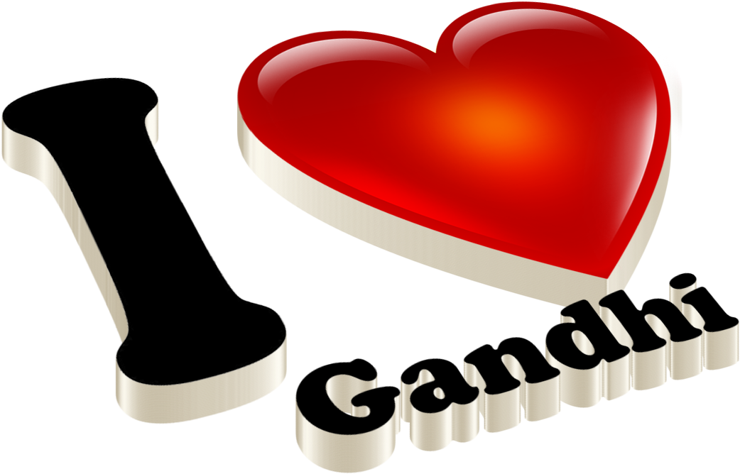 Gandhi Heart Name Transparent Png - Rao Name (1448x928), Png Download