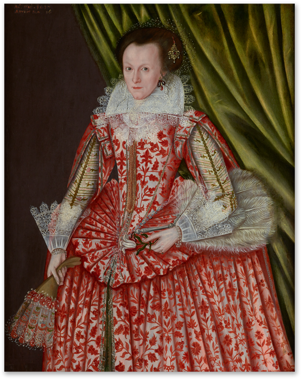 Portrait Of A Lady Wearing A Red Dress, - Philip Mould Woman In Red Restoration (800x800), Png Download