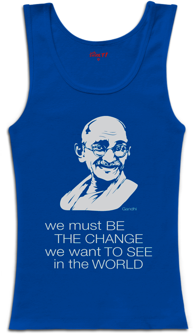 Be The Change - Active Tank (442x700), Png Download