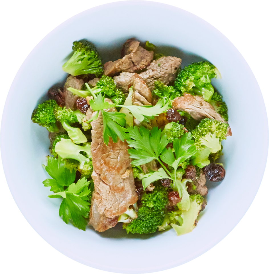 Combine Steak And Broccoli (944x960), Png Download