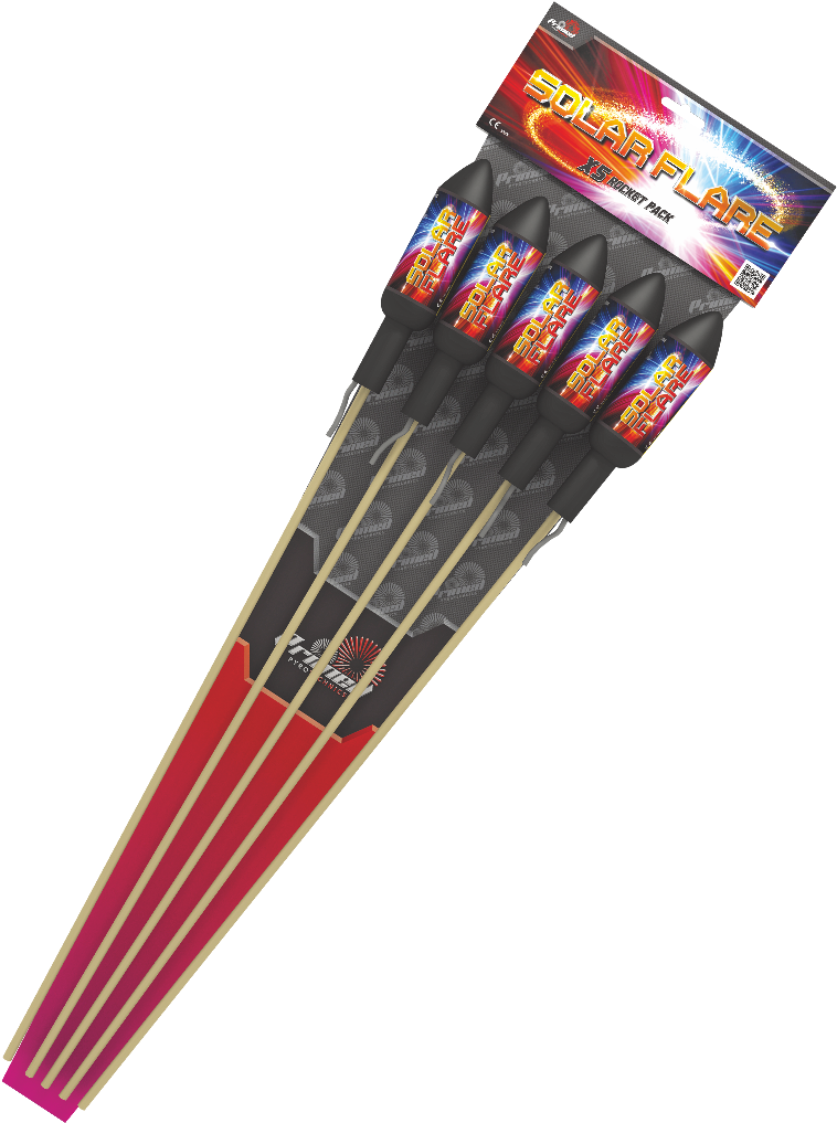 Primed Solar Flare Rocket Pack - Solar Flare Rockets (600x800), Png Download