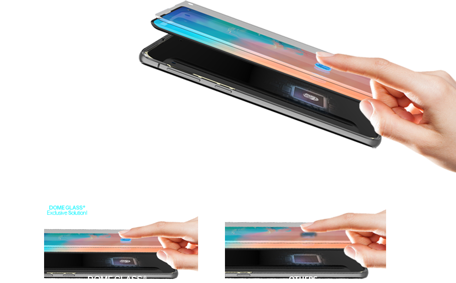 Dome Glass® Is The Exclusive Key To Unlock Your S10/s10 - Gadget (970x591), Png Download