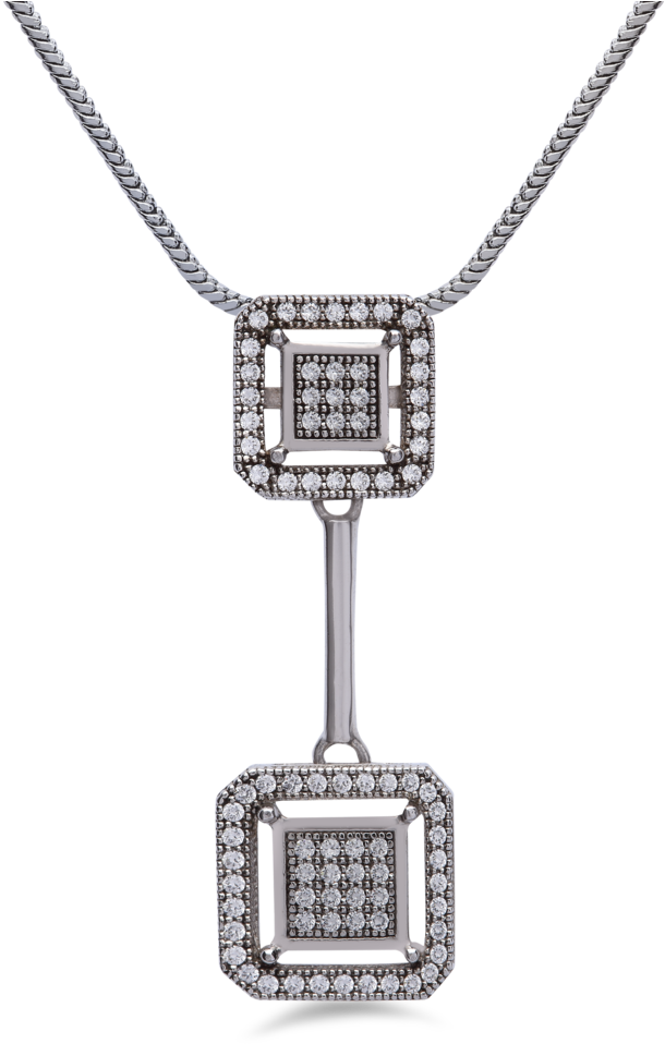 Studded Pendant - Locket (640x960), Png Download