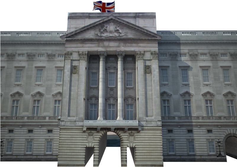 The Original Early 19th-century Interior Designs, Many - Buckingham Palace (800x600), Png Download