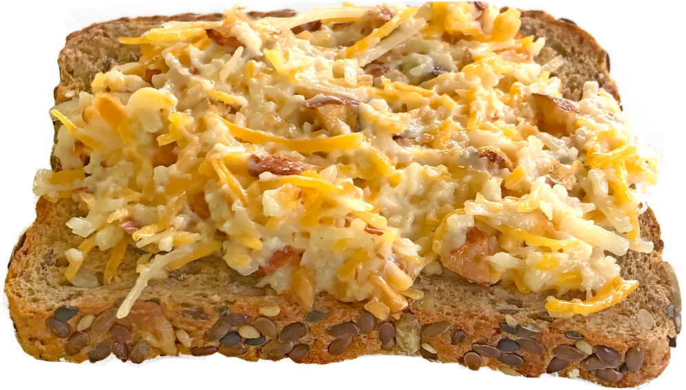 Cheese And Nut Toast Topper - Toast Topper (1000x589), Png Download