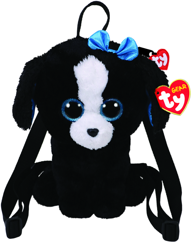 Tracey The Black Dog - Tracey Beanie Boo Backpack (640x800), Png Download