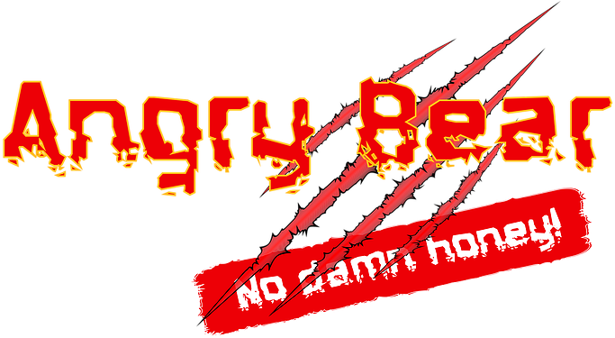 Angry Bear Logo - Aanchal (834x376), Png Download