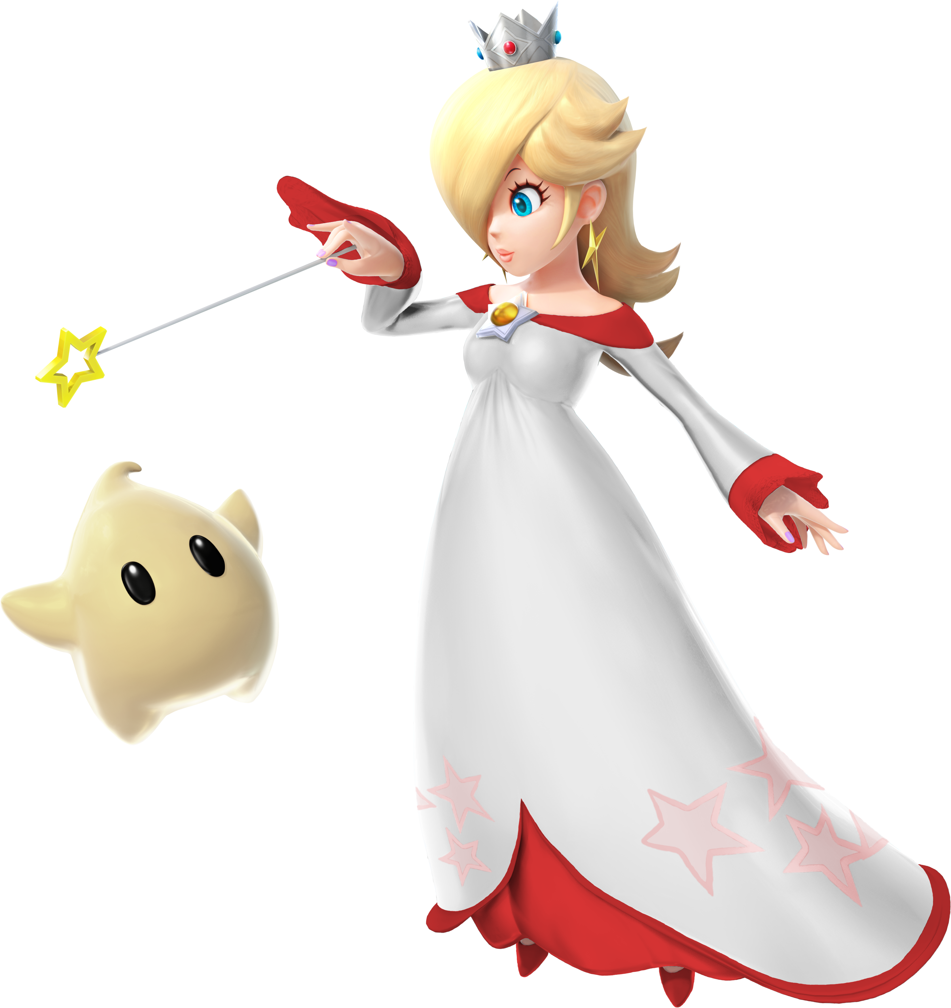 Super Smash Bros - Super Smash Bros Red Rosalina (3302x3500), Png Download