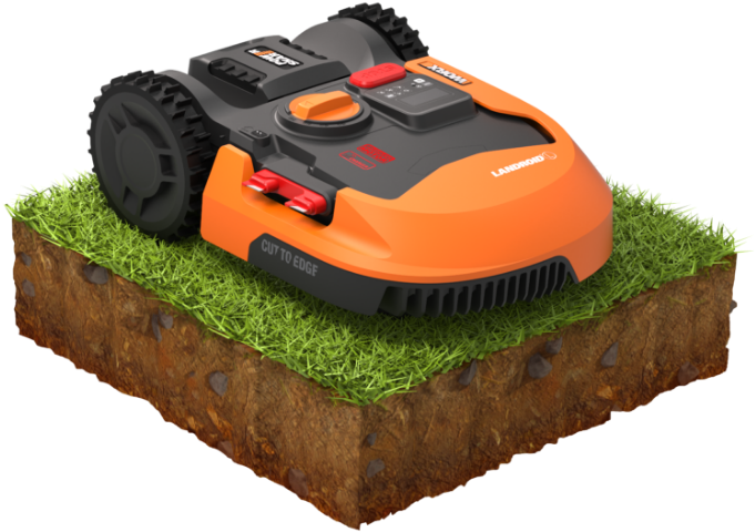 Robotic Lawn Mower - Worx (757x757), Png Download