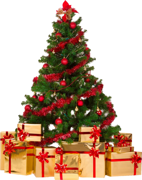 Christmas Tree With Gifts, Christmas Wishes, Christmas - Christmas Tree Decorations Ideas 2017 (600x759), Png Download