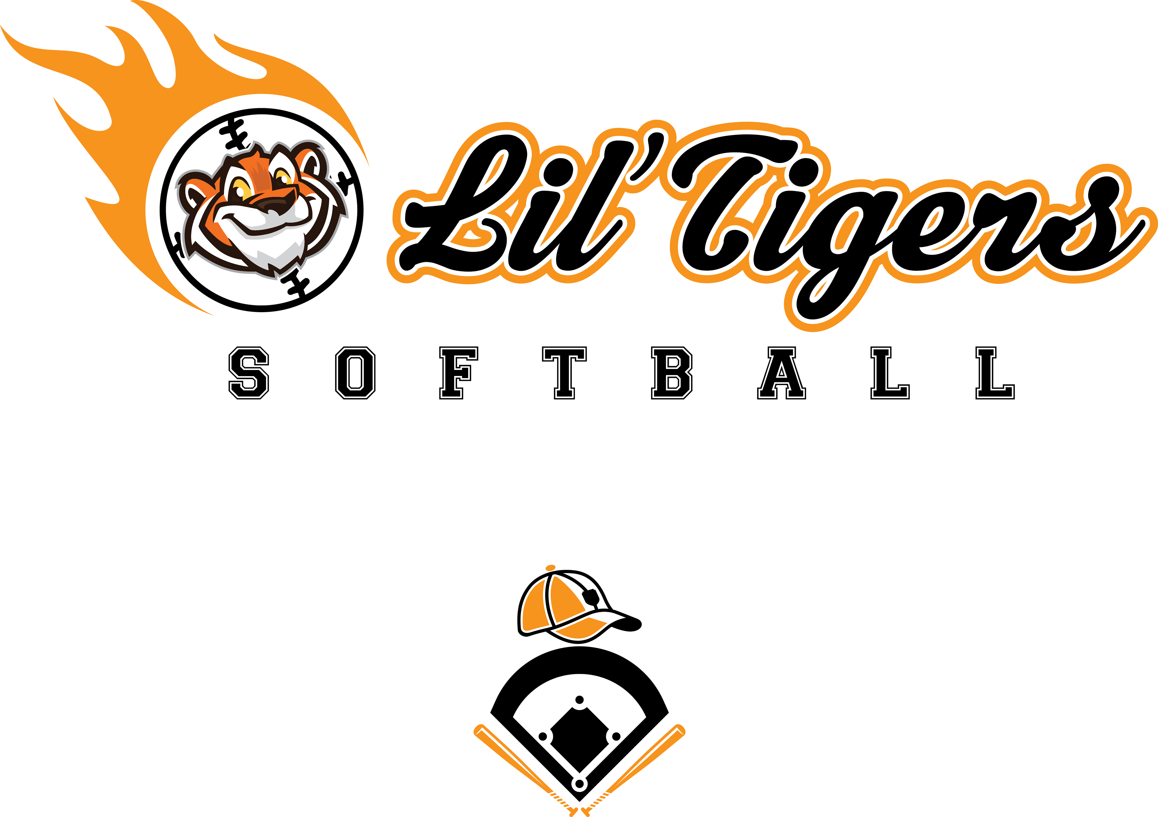 Logo Design For Local Kids Softball Team (3840x2712), Png Download