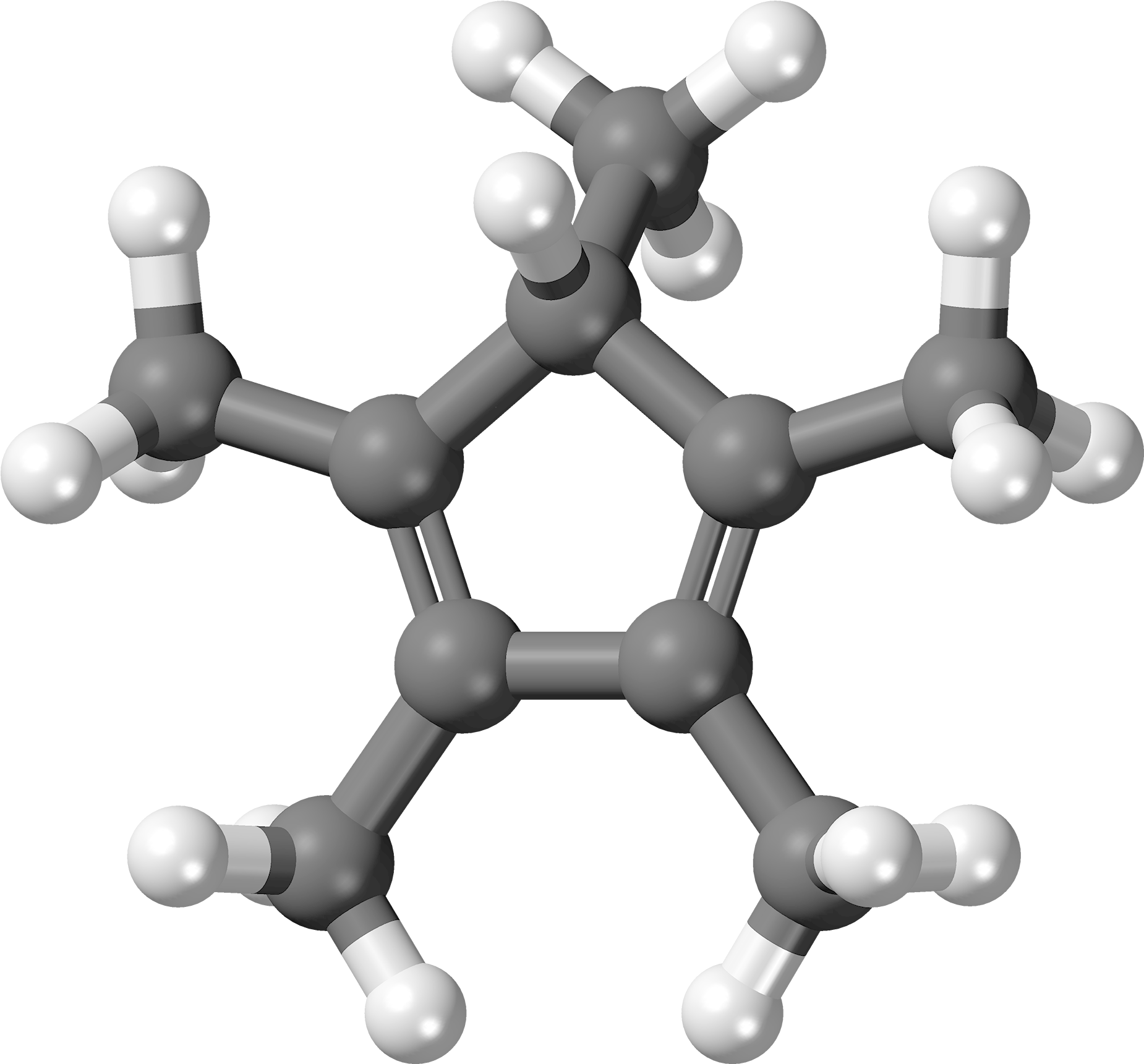 Molecule Ball - Cyclopentadiene 3d (2000x1871), Png Download