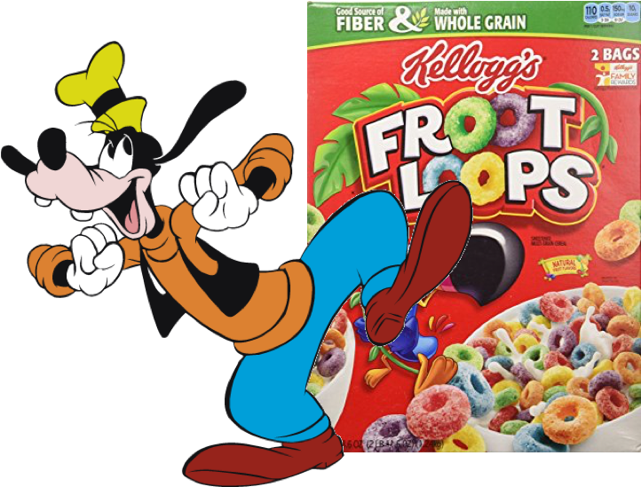 This Is A Fun And Colorful Cereal For A Fun And Colorful - Froot Loops (724x563), Png Download