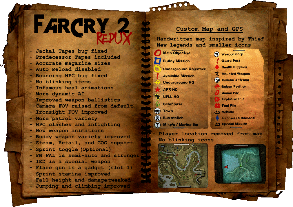 Far Cry 2 Redux - Far Cry 2 (1021x735), Png Download
