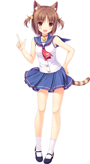 Nekopara Vanilla Png - Anime Neko Full Body (620x800), Png Download