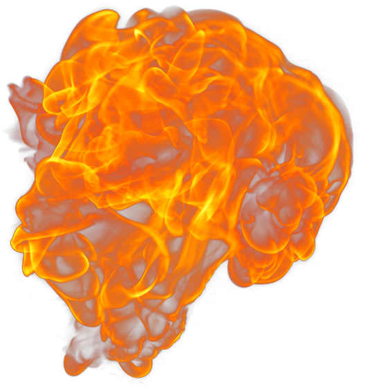 Flame (557x600), Png Download