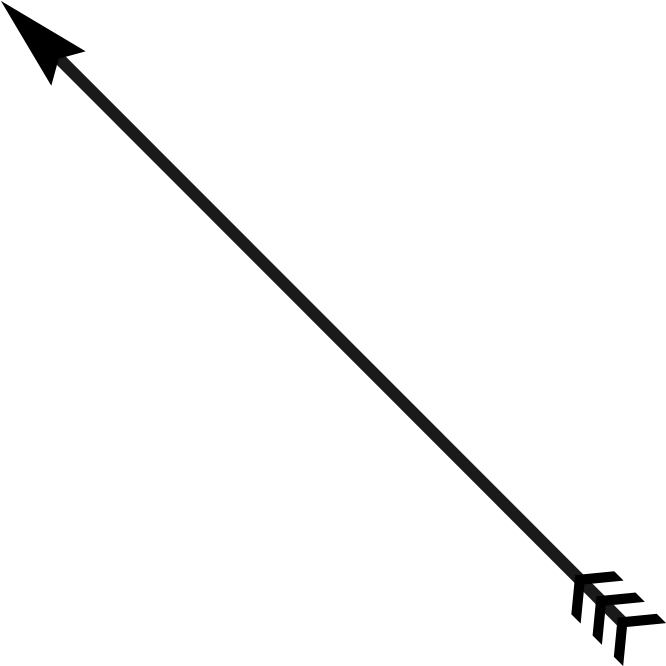 Arrow Png Transparent - Ski Poles (1000x824), Png Download