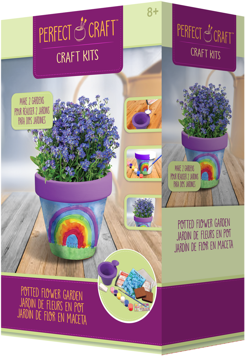 Perfect Craft Flower Garden Kit - Bellflower (921x1280), Png Download