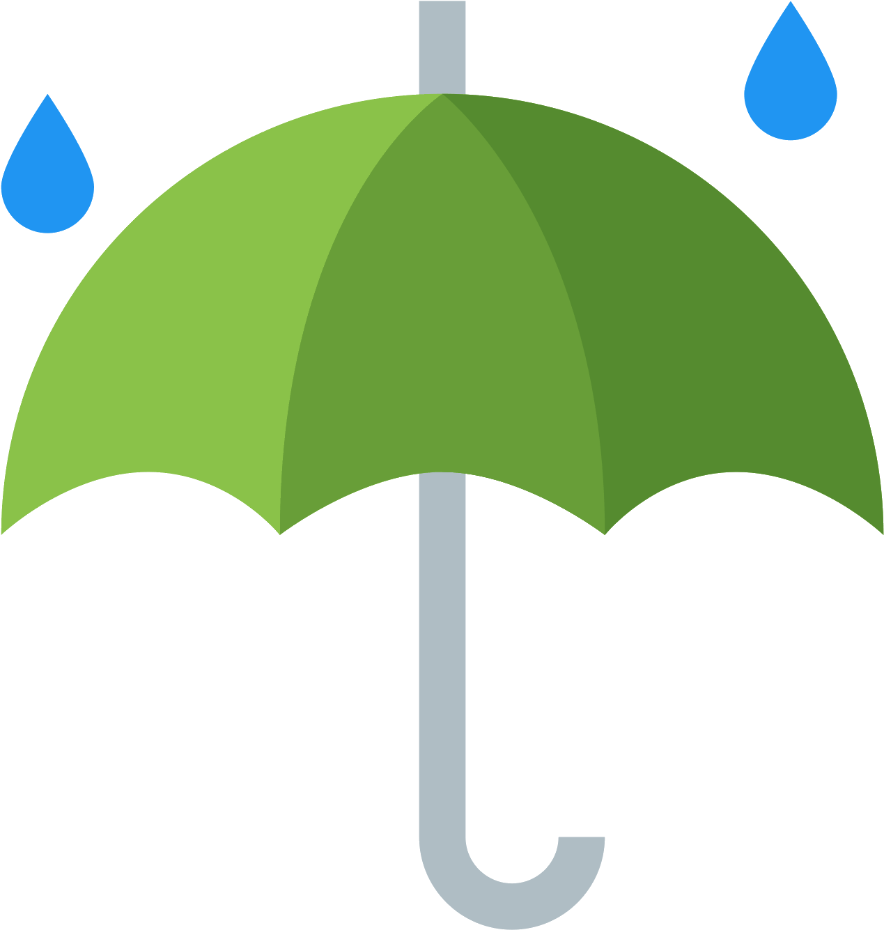 Clima Lluvioso Icon - Umbrella (1269x1335), Png Download